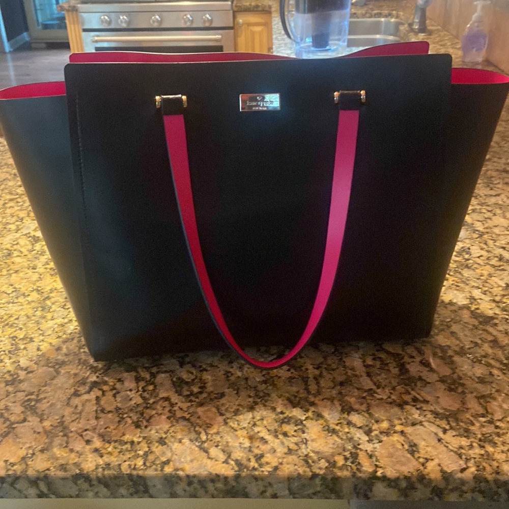 Kate spade tote EUC black